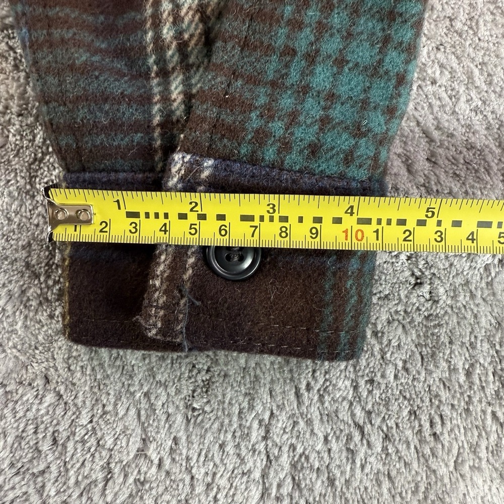 Filson Mackinaw Wool Cruiser Jacket Mens XL Brown Plaid USA Hunting Shirt Coat - Picture 12 of 12
